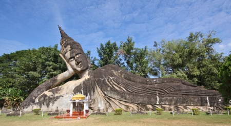 Der liegende Buddha (ohne Worte)